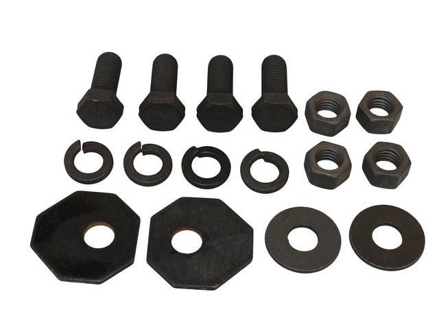 FASTENER KIT, Bumper Brackets, Front, (16) Incl HX BOLTS, Washers and Nuts
