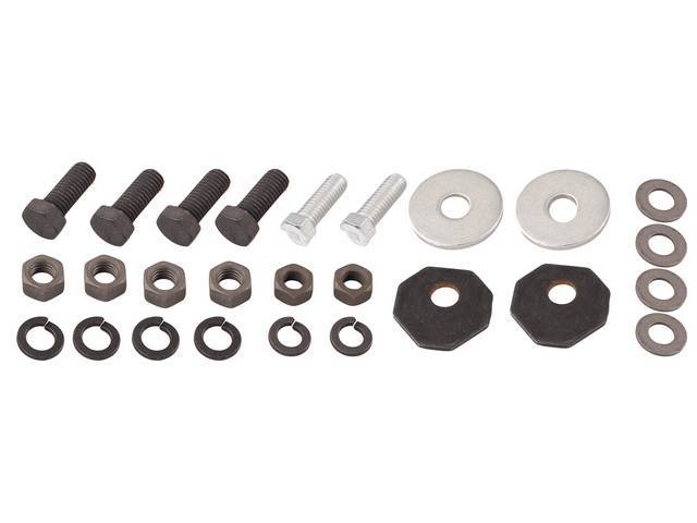 FASTENER KIT, Bumper Brackets, Rear, (26) Incl HX Bolts, Toothed Washers and Nuts