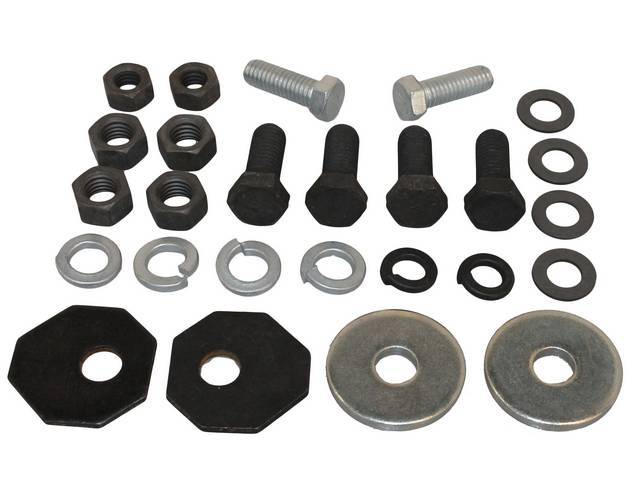 FASTENER KIT, Bumper Brackets, Rear, (26) Incl HX Bolts, Special Washers and Nuts