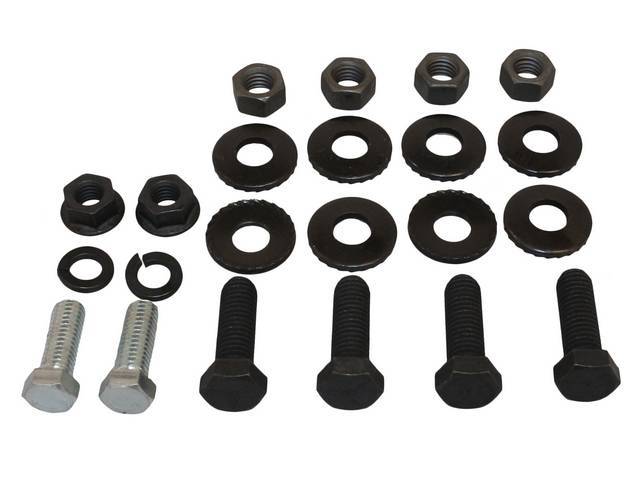 FASTENER KIT, Bumper Brackets, Rear, (22) Incl HX Bolts, Ratchet Tooth Washers and Nuts
