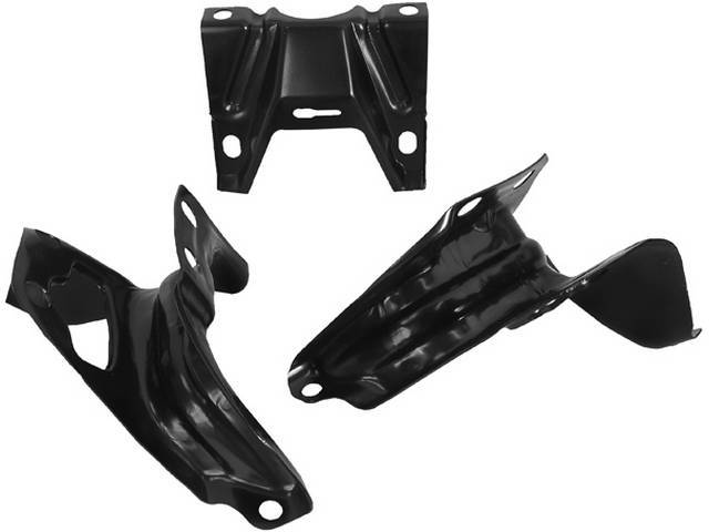 BRACKET SET, Rear Bumper, (3), Repro