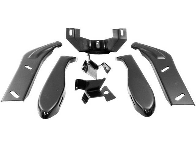 Rear Bumper Bracket Set, (7), reproduction