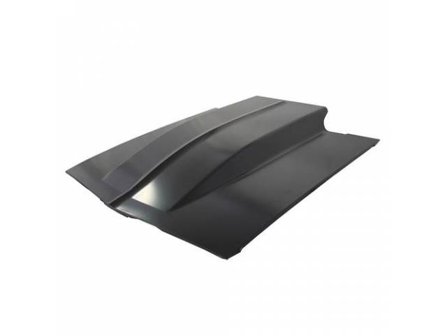 Cowl Induction Hood, Steel, 4 Inch, 21 Gauge Steel, EDP coated, Reproduction for (67-69)