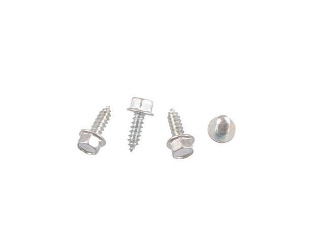 Hood Scoop Insert Fastener Kit, 4-piece, OE Correct AMK Products reproduction