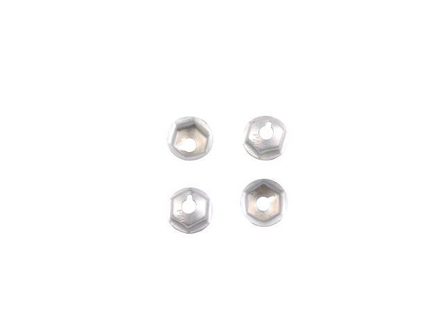 Hood Scoop Insert Fastener Kit, 4-piece, OE Correct AMK Products reproduction for (68-70)