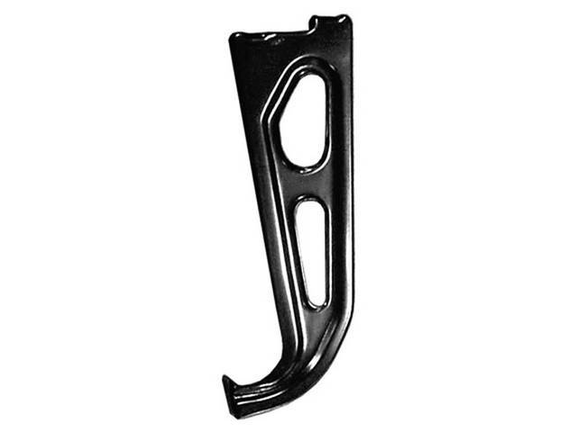 SUPPORT, Hood Lock / Latch, Lower, supports lower hood lock / latch behind grille and ties into core support and valance panel, repro