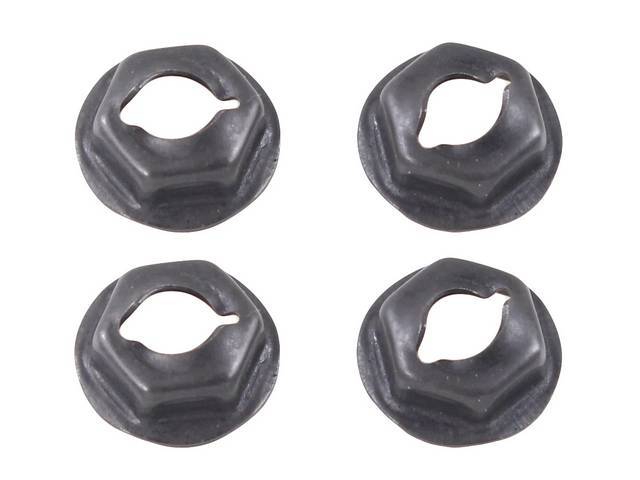 Fender Nameplate Fastener Kit, 4-piece, OE Correct AMK Products 