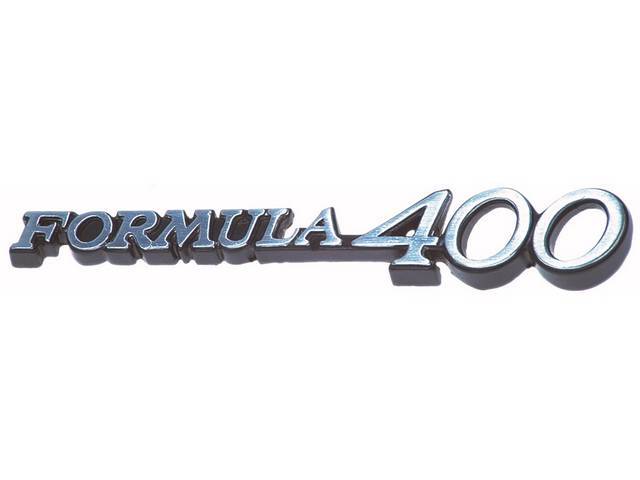 *FORMULA 400* Fender Emblem, reproduction