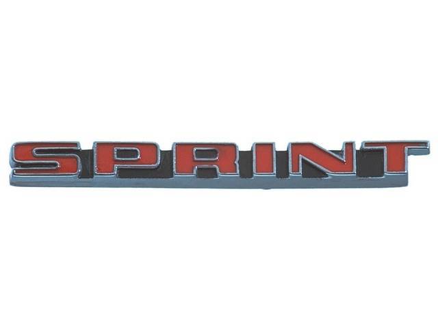 *SPRINT* Rocker Panel Emblem, reproduction