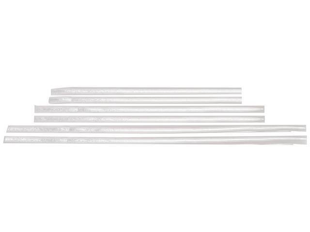 White "SS" Stripe Kit, 6-piece kit for (69 Chevelle)