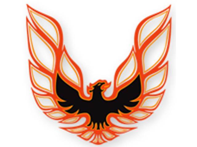 Hood Bird And Name Kit, Trans Am, Black / Light Orange / Dark Orange
