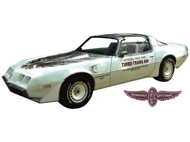 Indy Pace Car Trans Am Hood Bird and Stripe Kit