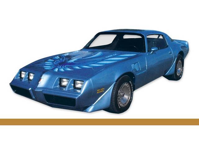 HOOD BIRD AND NAME KIT, Trans Am, 5 Shades of Bronze W/ Gold Highlights