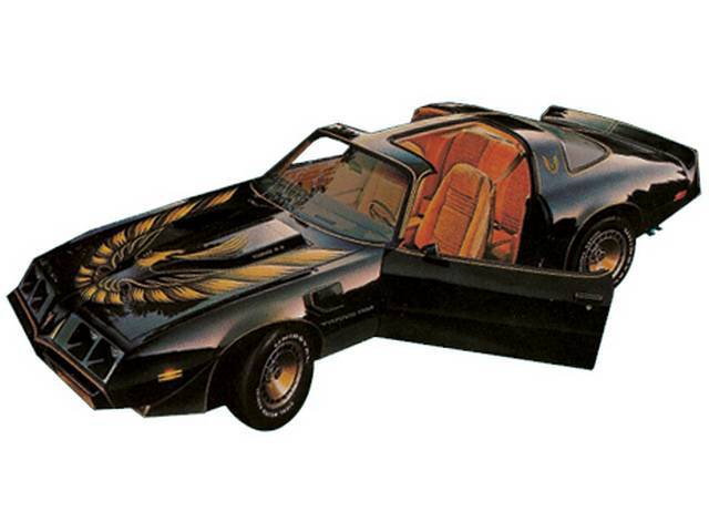 HOOD BIRD AND MOLDED STRIPE KIT, Trans Am, Dark Gold, Special Edition Turbo