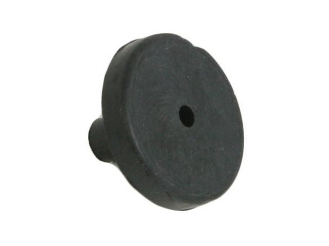 RUBBER BUMPER, Jack Cushion, used on jack head to prevent metal-to-metal contact, press-in, repro