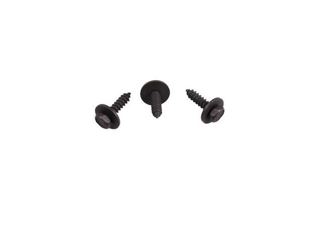 Heater Control Fastener Kit, 3-pieces, OE Correct AMK Products reproduction for (77-81)