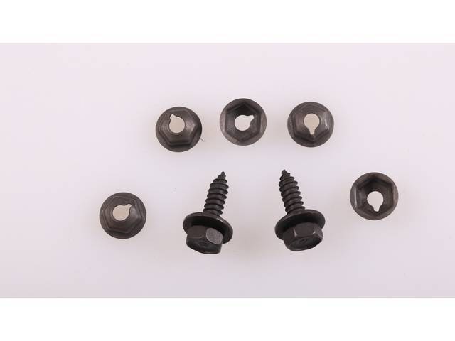 Heater Box & Blower Housing Fastener Kit, 7-pc OE Correct AMK Products reproduction for (1964)