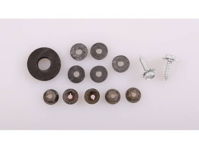 Heater Box & Blower Housing Fastener Kit, 13-pc OE Correct AMK Products reproduction for (67-75)