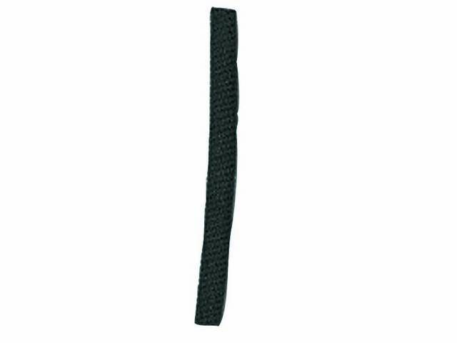 WIRE LOOM, Black Fabric, 3/16 inch i.d., self-wrapping, OE appearance, sold by the foot