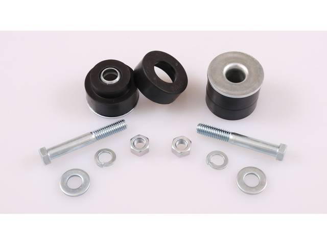Radiator Core Support Rubber Bushing and Hardware Kit