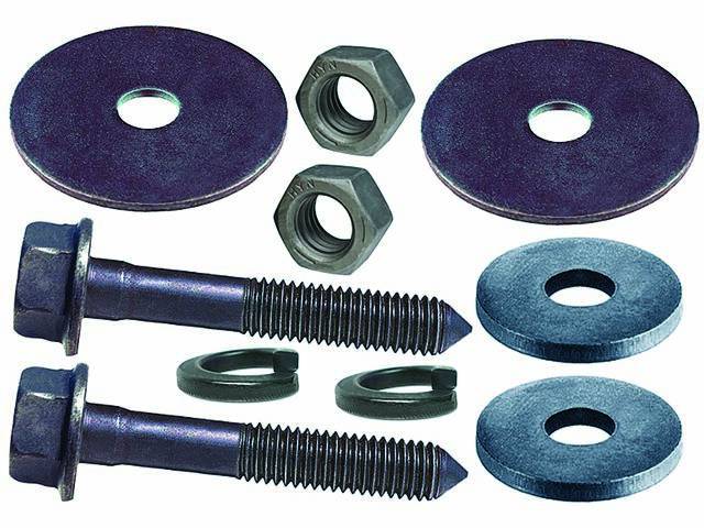Radiator Core Support to Frame Fastener Kit, 10-pc kit includes bolts, nuts and flat washers for (67-69)