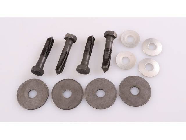 Rear Positions 2 & 3 Subframe / Body Mount Fastener Kit, 12-pc kit includes bolts and washers for (67-68)