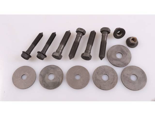 Complete Subframe / Body Mount Fastener Kit, 18-pc kit includes bolts, washers and nuts for (74-81)
