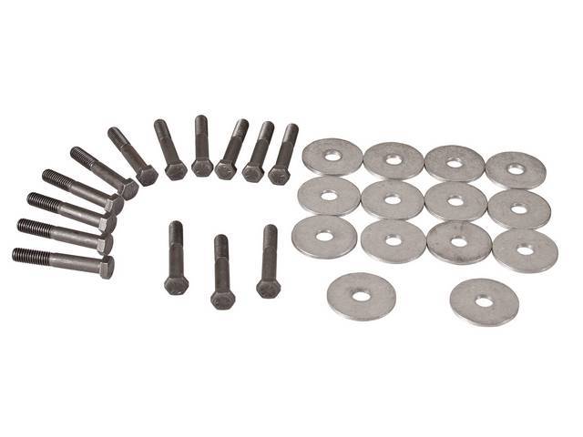 Frame / Body Mount Hardware Kit, does not includes radiator core support hardware