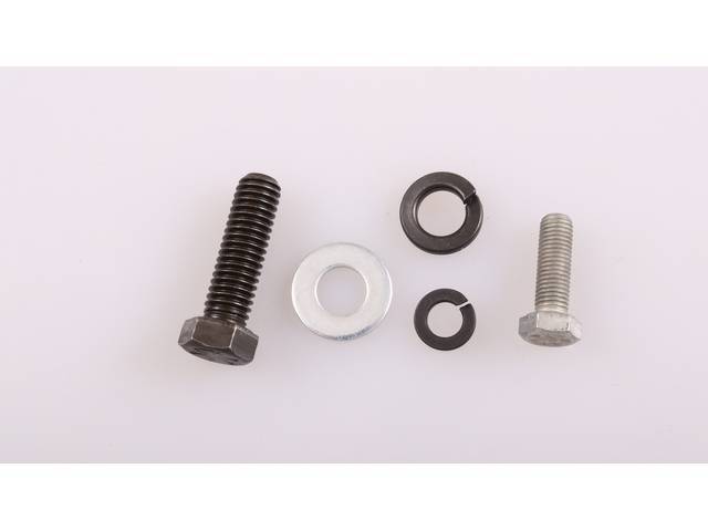 AC Compressor Lower Adjuster & Front Support Fastener Kit, 5-piece, OE Correct AMK Products reproduction for (66-67)