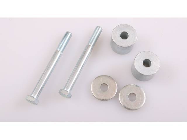 AC Compressor Front Aluminum Support to Engine Fastener Kit, 6-piece, OE Correct AMK Products reproduction for (64-65)
