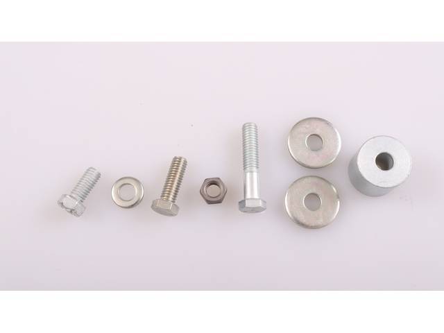 AC Compressor Front Support to Engine Fastener Kit, 8-piece, OE Correct AMK Products reproduction for (71-72)