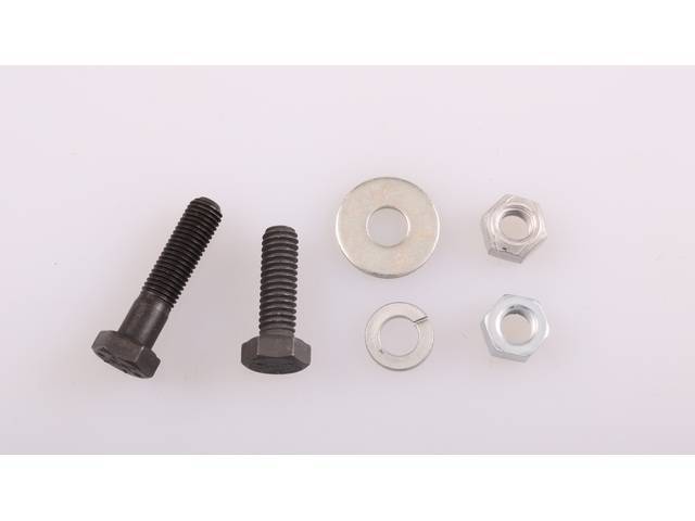 AC Compressor Upper Front Brace Fastener Kit, 6-piece, OE Correct AMK Products reproduction for (1968)