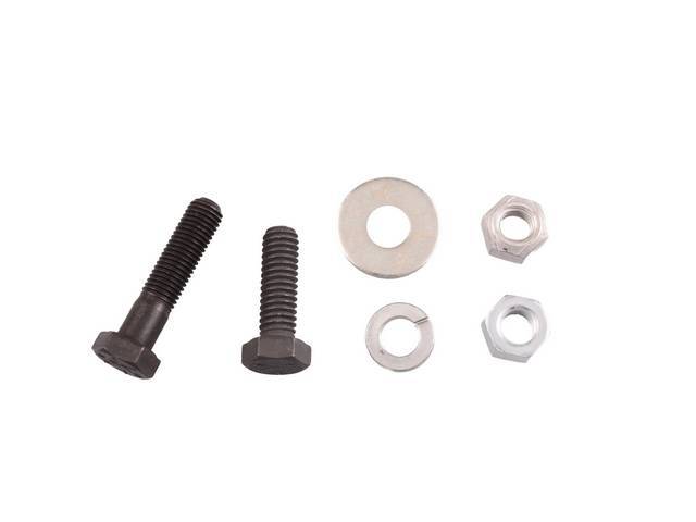 AC Compressor Upper Front Brace Fastener Kit, 6-piece, OE Correct AMK Products reproduction for (1968)