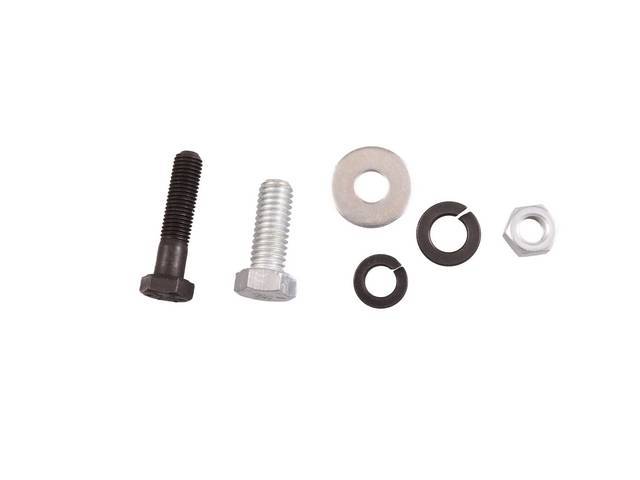 AC Compressor Upper Front Brace Fastener Kit, 6-piece, OE Correct AMK Products reproduction for (64-68)