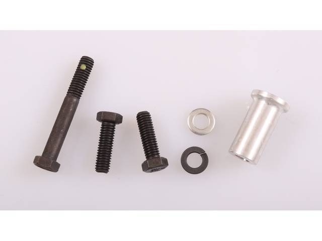 AC Compressor Brace to Intake Fastener Kit, 6-piece, OE Correct AMK Products reproduction for (1969)