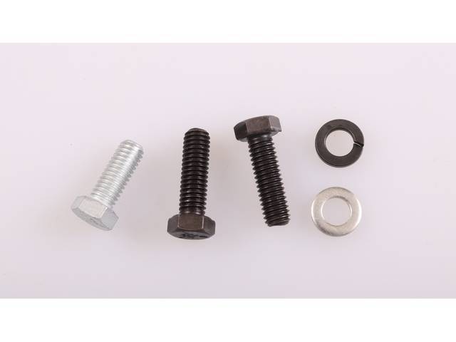 AC Compressor Brace to Intake Fastener Kit, 5-piece, OE Correct AMK Products reproduction for (70-71)