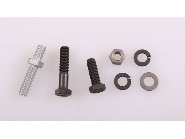 AC Compressor Brace to Intake Fastener Kit, 7-piece, OE Correct AMK Products reproduction for (70-72)