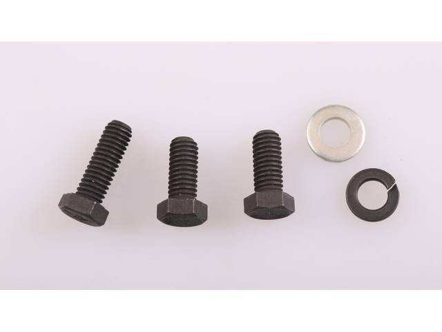 AC Compressor Brace to Intake Fastener Kit, 5-piece, OE Correct AMK Products reproduction for (72-81)
