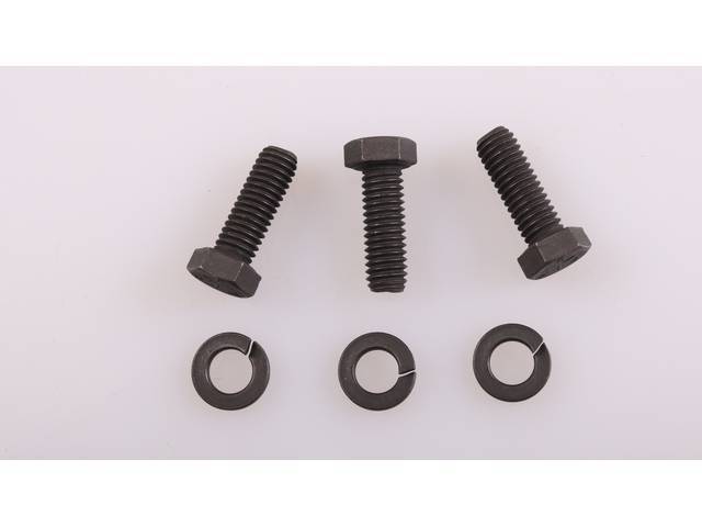 AC Compressor Support to Exhaust Manifold Fastener Kit, 6-piece, OE Correct AMK Products reproduction for (70-72)
