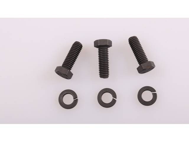 AC Compressor Support Lower Front Fastener Kit, 6-piece, OE Correct AMK Products reproduction for (70-72)