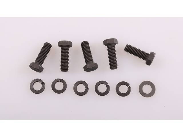 AC Compressor Support Rear Fastener Kit, 11-piece, OE Correct AMK Products reproduction for (74-79)