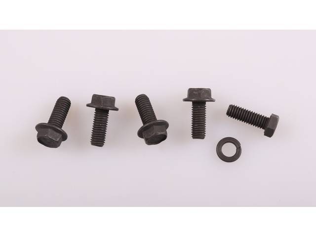 AC Compressor Support Rear Fastener Kit, 6-piece, OE Correct AMK Products reproduction for (80-81)