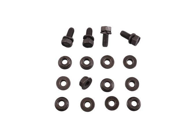 AC Condenser Fastener Kit, 16-pc OE Correct AMK Products reproduction for (70-73)