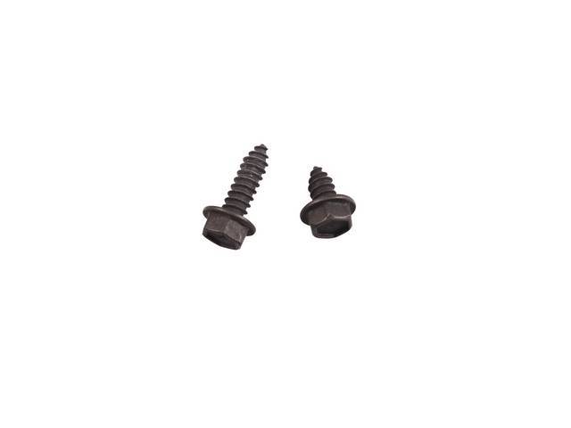 AC Receiver Tank Fastener Kit, 2-pieces, OE Correct AMK Products reproduction for (64-67)