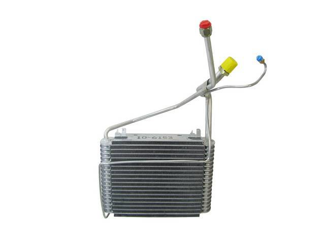 A/C Refrigerant Evaporator Core, w/ POA Valve(Pilot Operated Absolute), US-Made Reproduction for (65-67)