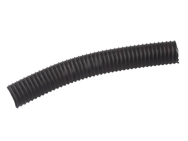 HOSE, Air Outlet, lap vent flex hose duct, LH, 1 3/4 inch O.D., 13 inch length, correct reproduction