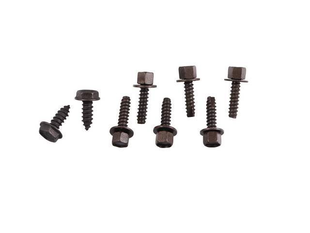 Ventilation Outlets & Duct Fastener Kit, 6-pc OE Correct AMK Products reproduction for (70-71)