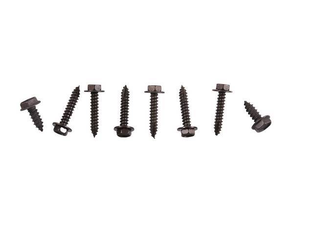 Ventilation Outlets & Duct Fastener Kit, 8-pc OE Correct AMK Products reproduction for (72-76)