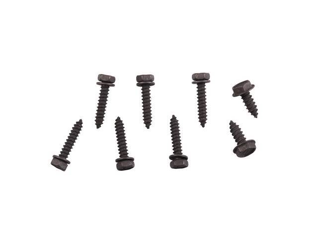 Ventilation Outlets & Duct Fastener Kit, 8-pc OE Correct AMK Products reproduction for (77-81)