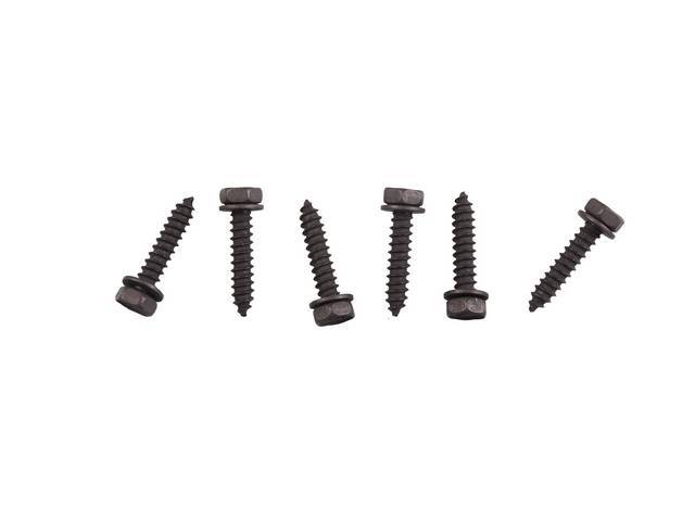 Air Outlet Bezels Fastener Kit, Dash, 6-pieces, OE Correct AMK Products reproduction for (79-81)